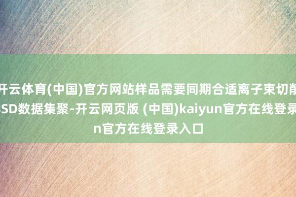 开云体育(中国)官方网站样品需要同期合适离子束切削和EBSD数据集聚-开云网页版 (中国)kaiyun官方在线登录入口